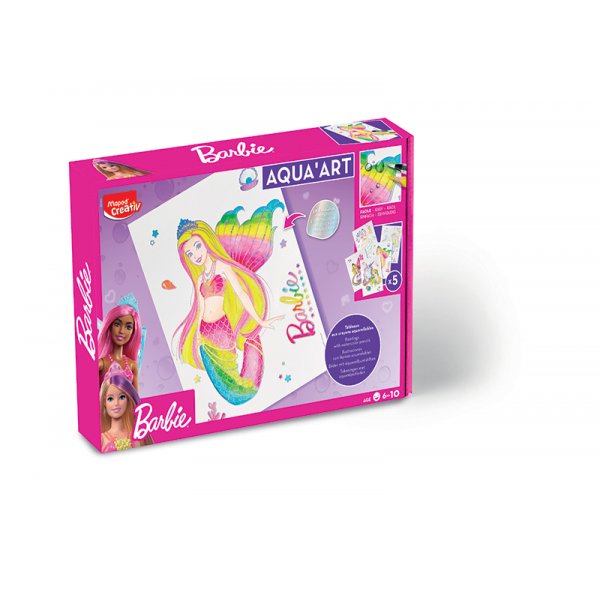 Barbie - Maped - Akvarellimaalaus enimmkseen (7+)