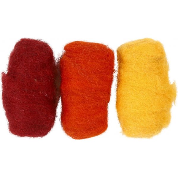 Karstattu villa - keltainen/terrakotta harmonia - 3 x 10 g
