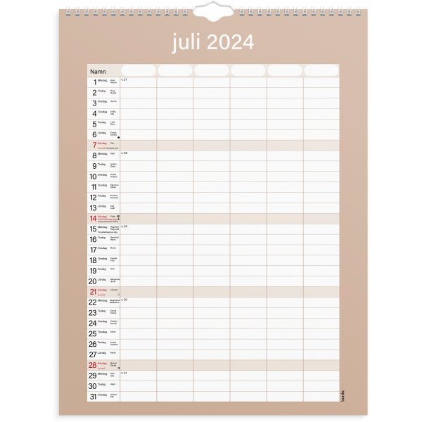 Perhekalenteri 24/25 - Kytnnllinen