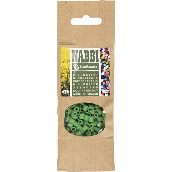 NABBI BioBeads - vihre - keskikokoinen - 1000 kpl