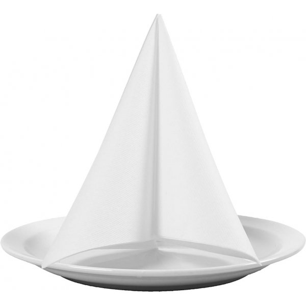 Lautasliinat - valkoiset - 20 kpl