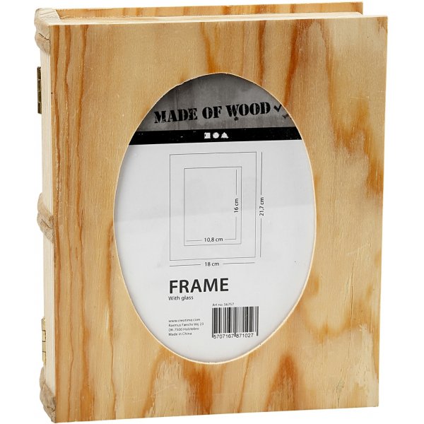 Kirjalaatikko, jossa passpartout kannessa - 21,7x18x5,5 cm