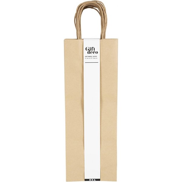 Paperikassit - ruskea - 10 kpl Paperikassit - ruskea - 10 kpl