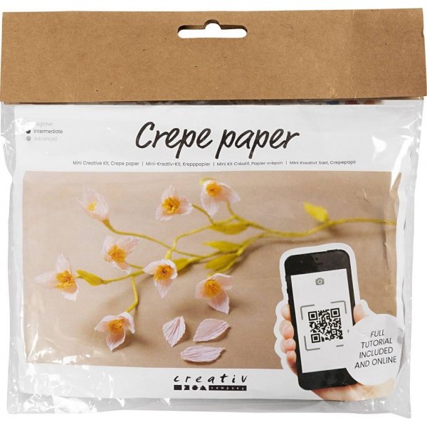 Mini DIY Kit Crepe Paper - Cherry Branch