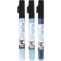 Plus Color Marker - taivaansininen - laivastonsininen - turkoosi - 3 kpl