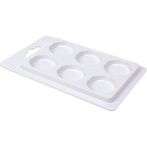 Väripaletti ø 30 mm - 6-osastoinen - 10 kpl Väripaletti ø 30 mm - 6-osastoinen - 10 kpl