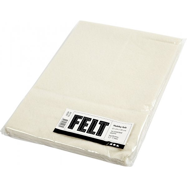 Harrastushuopa - luonnonvalkoinen - A4 - 10 arkkia