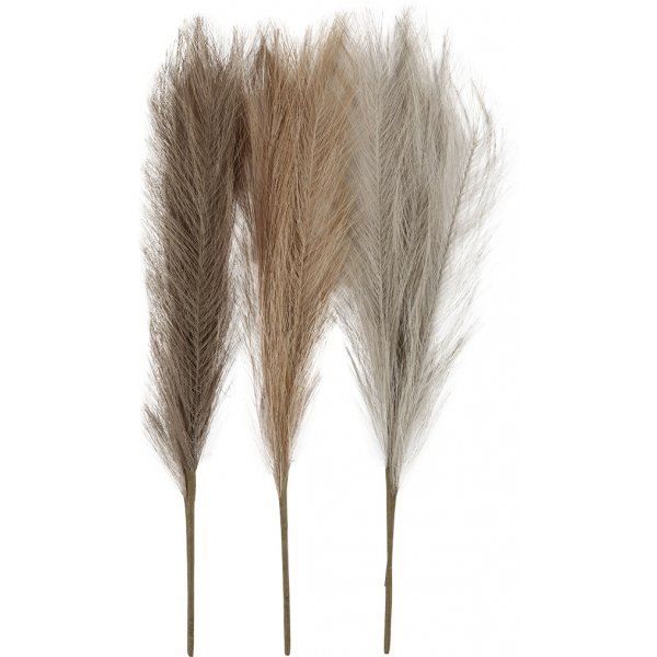 Pampasruoho - norsunluu - vaaleanruskea - vaaleanharmaa - 3 kpl Pampasruoho - norsunluu - vaaleanruskea - vaaleanharmaa - 3 kpl