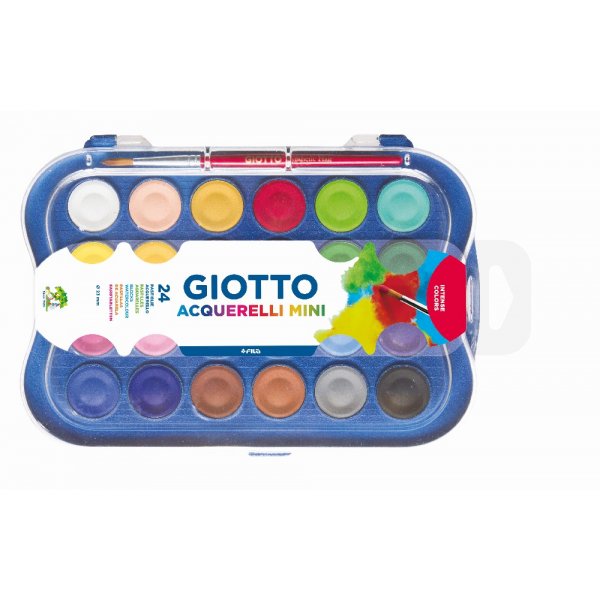 Akvarelli Giotto Aquarelli Mini - 24 kpl