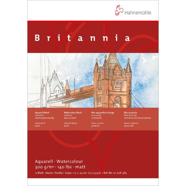 Akvarelliharkko Hahnemhle Britannia 300g Matt