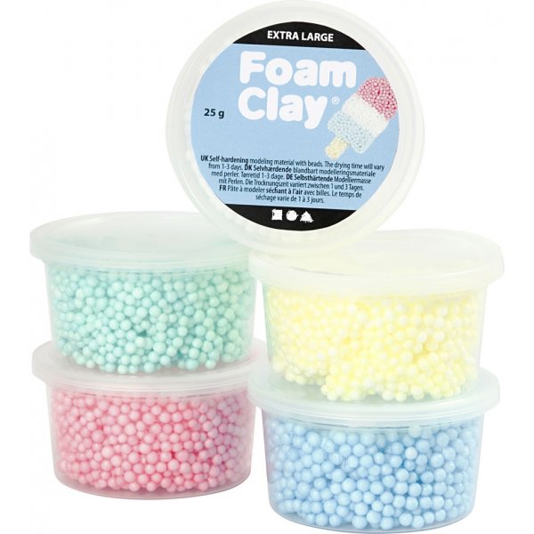 Foam Clay Extra Large - sekavrit - 5 x 25 g