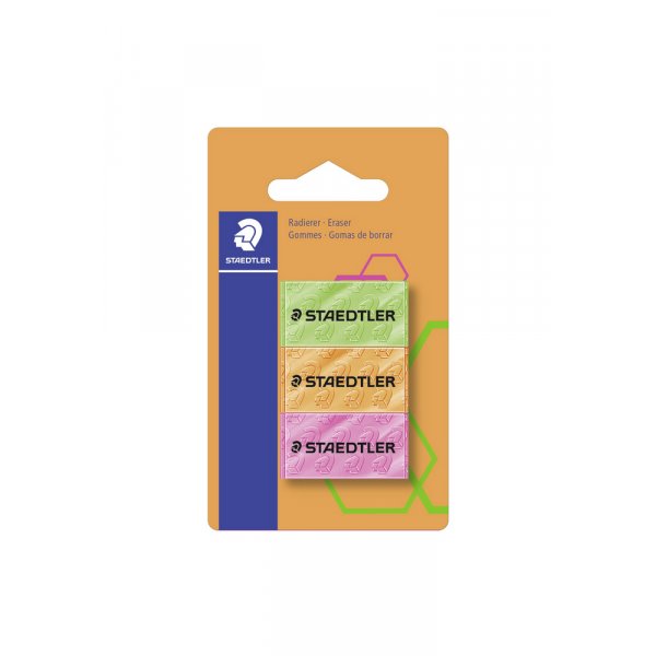 Eraser Neon - 3 kpl