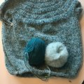 Asiakaskuva DROPS Harjattu Alpaca Silk lanka - 25g - Vaalea merenvihre� (15)