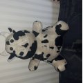 Asiakaskuva Lehm�el�inj�ljitelm� Velboa Mustavalkot�pl�inen - 150 cm