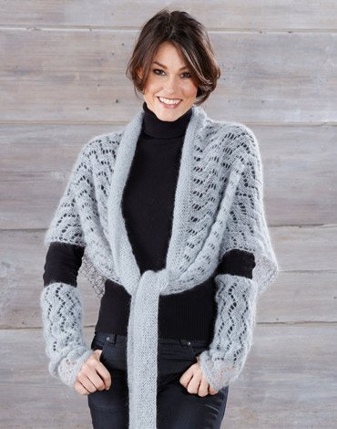 Neulekuvio - Neulottu huivi ja ranteenlämmittimet Neulekuvio - Neulottu huivi ja ranteenlämmittimet