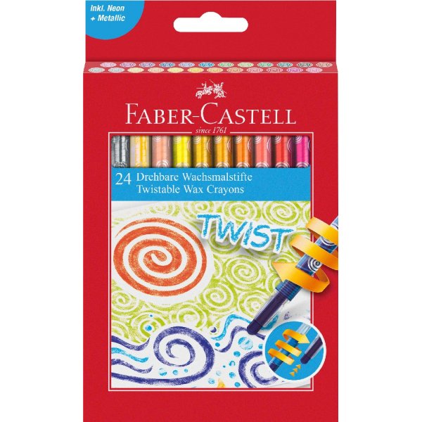 Crayons Twist - 24 vri