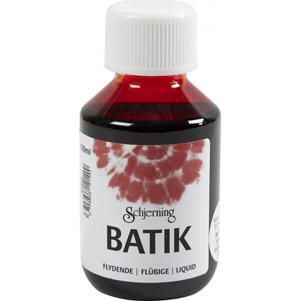 Batiikkimaali - punainen - 100 ml