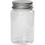 Muovipurkki kannella - 100 ml - 10 kpl
