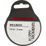 Satiininauha - viininpunainen - B3 mm - 15 m