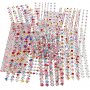 Strassit - 2-10 mm - 27 x 9 cm, 12 arkkia, Sislt voi vaihdella