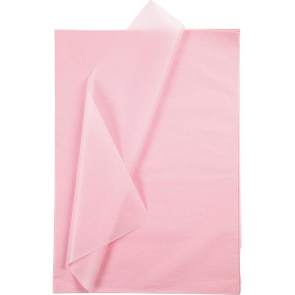 Pehmopaperi - vaaleanpunainen - 50 x 70 cm - 14 g -25 arkkia