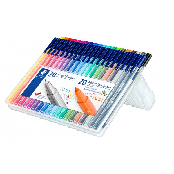 Fineliners & Fiber Tip Pens Triplus - 40 kyn