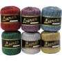 Lurex Lanka - sekavrit - 6 x 25 g