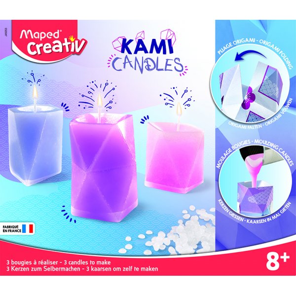 Askartelusetti - Maped - Orgami-vahakynttil