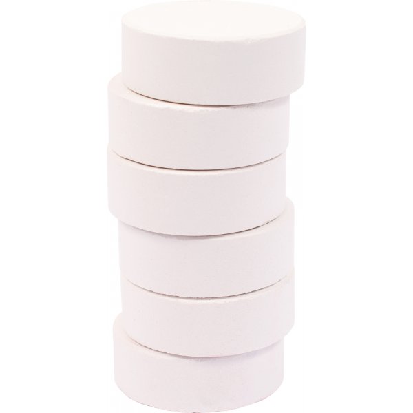Vrikiekot 44 mm - valkoinen - 6 kpl