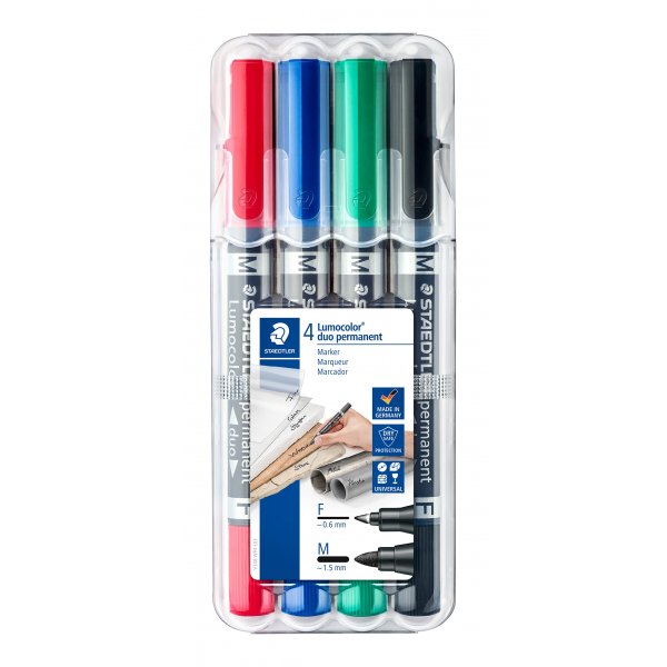 Pysyv tussi Lumocolor Duo FM - 4 kyn