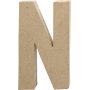 Pahvikirjain - N - 5 cm